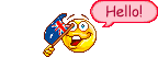 australia flag emoticon smiley chubby incredimail